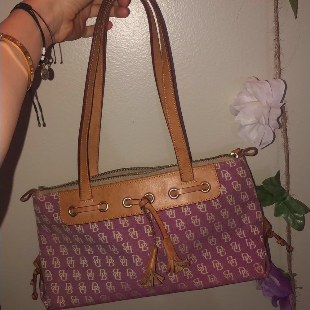 DOONEY & BOURKE leather maroon purse!